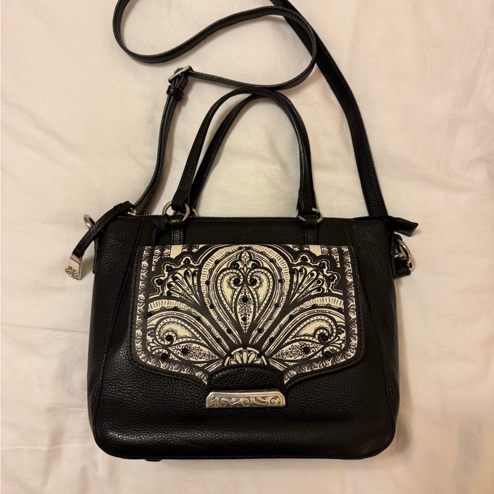 Brighton Bennett Snappy Satchel With 4 flaps